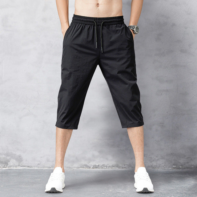 Beigean | Schnelltrocknende Badeshorts aus Nylon in 3/4-Länge