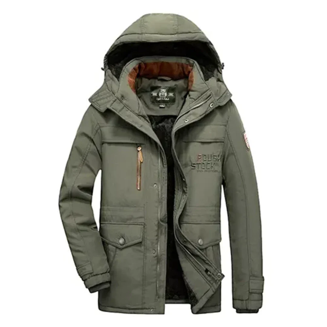 Snugify | Ultimate Herren Winterjacke mit Kapuze und Reißverschluss