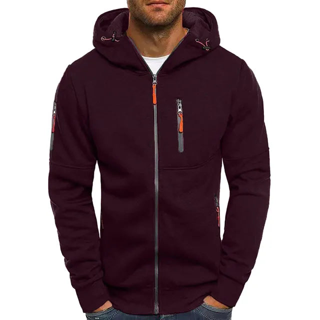 Styloria | Herren Tech-Fleece-Jacke mit Stil und Funktionalität