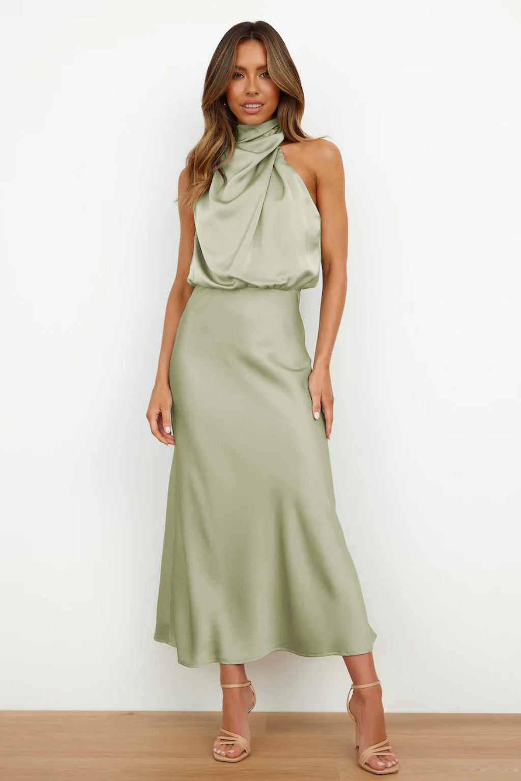 Doralyn | Elegantes asymmetrisches Midikleid