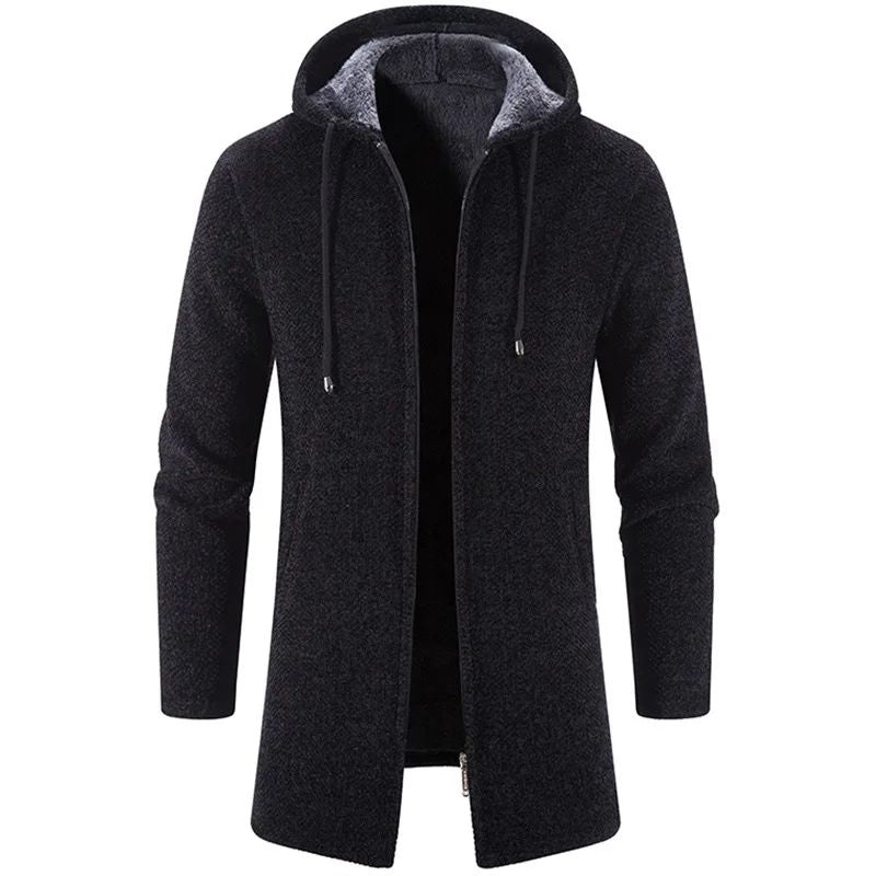 Belleza | Herren-Wolljacke mit Kapuze – Warm und Stilvoll