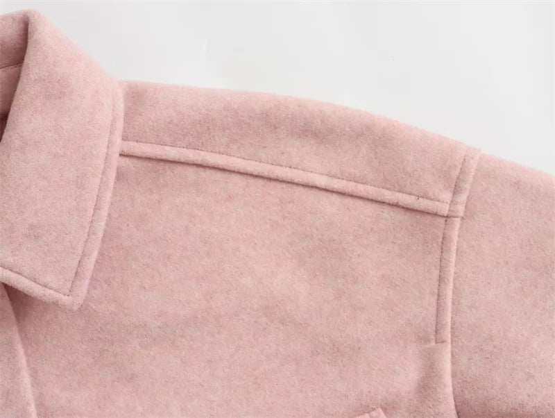 Aurora | Klassische Hemdjacke aus Wollmischung