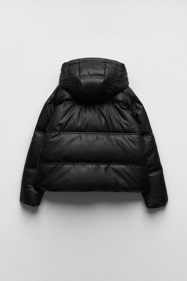 Warmion | Eleganter wattierter Wintermantel mit Kapuze