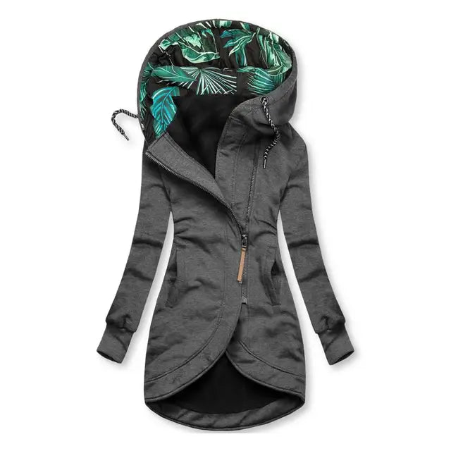 Comforta | Wetterfeste Damenjacke mit Slim Fit, Reißverschluss und Kordelzug
