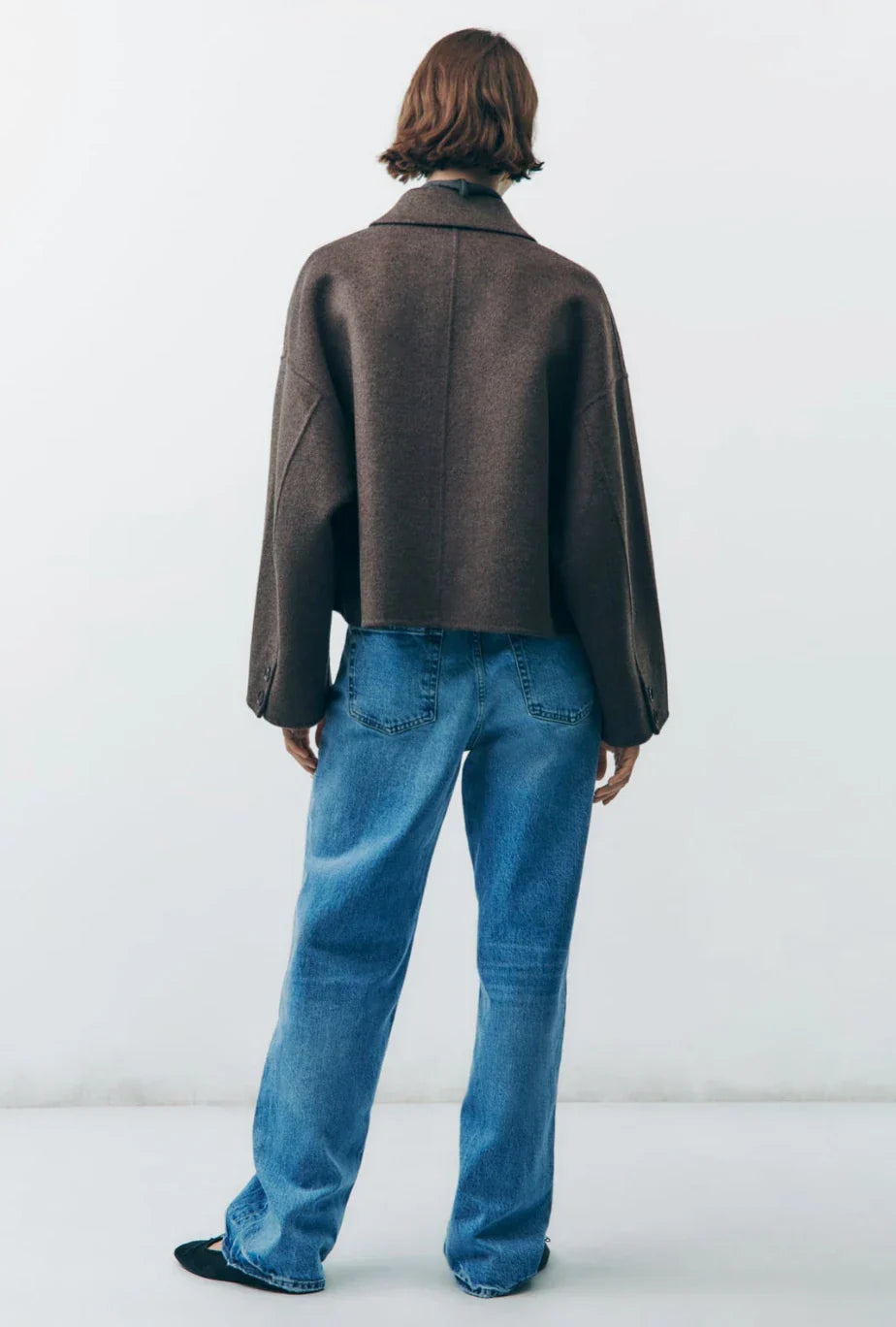 una | Damen Blazer mit Knöpfen und Umlegekragen