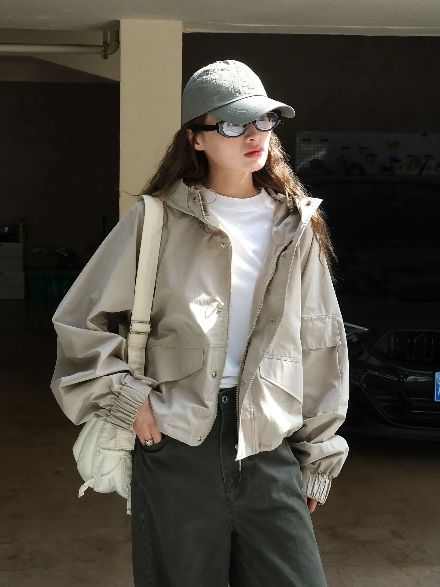 Frostora | Damen Kapuzenjacke mit Lockerem Schnitt und Kuscheligem Design