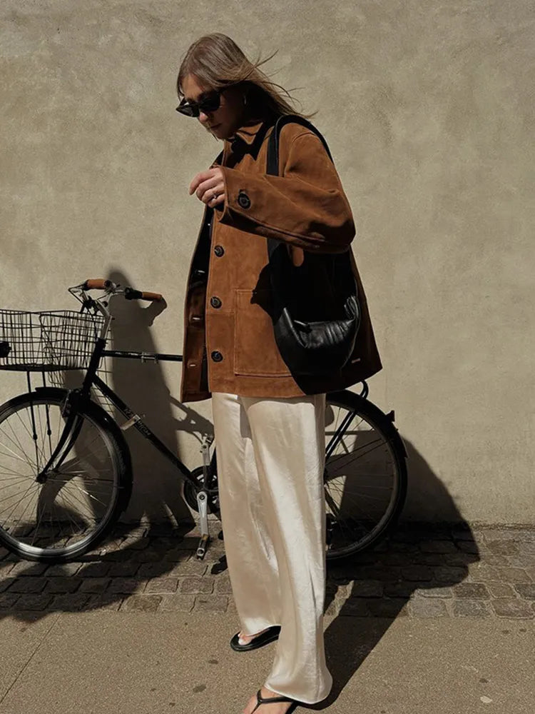 Vivid™ | Damen Retro Mantel mit Reverskragen