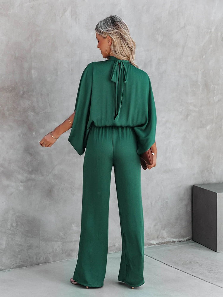 Softify | Stylischer Grüner Jumpsuit für Damen