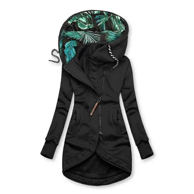 Comforta | Wetterfeste Damenjacke mit Slim Fit, Reißverschluss und Kordelzug