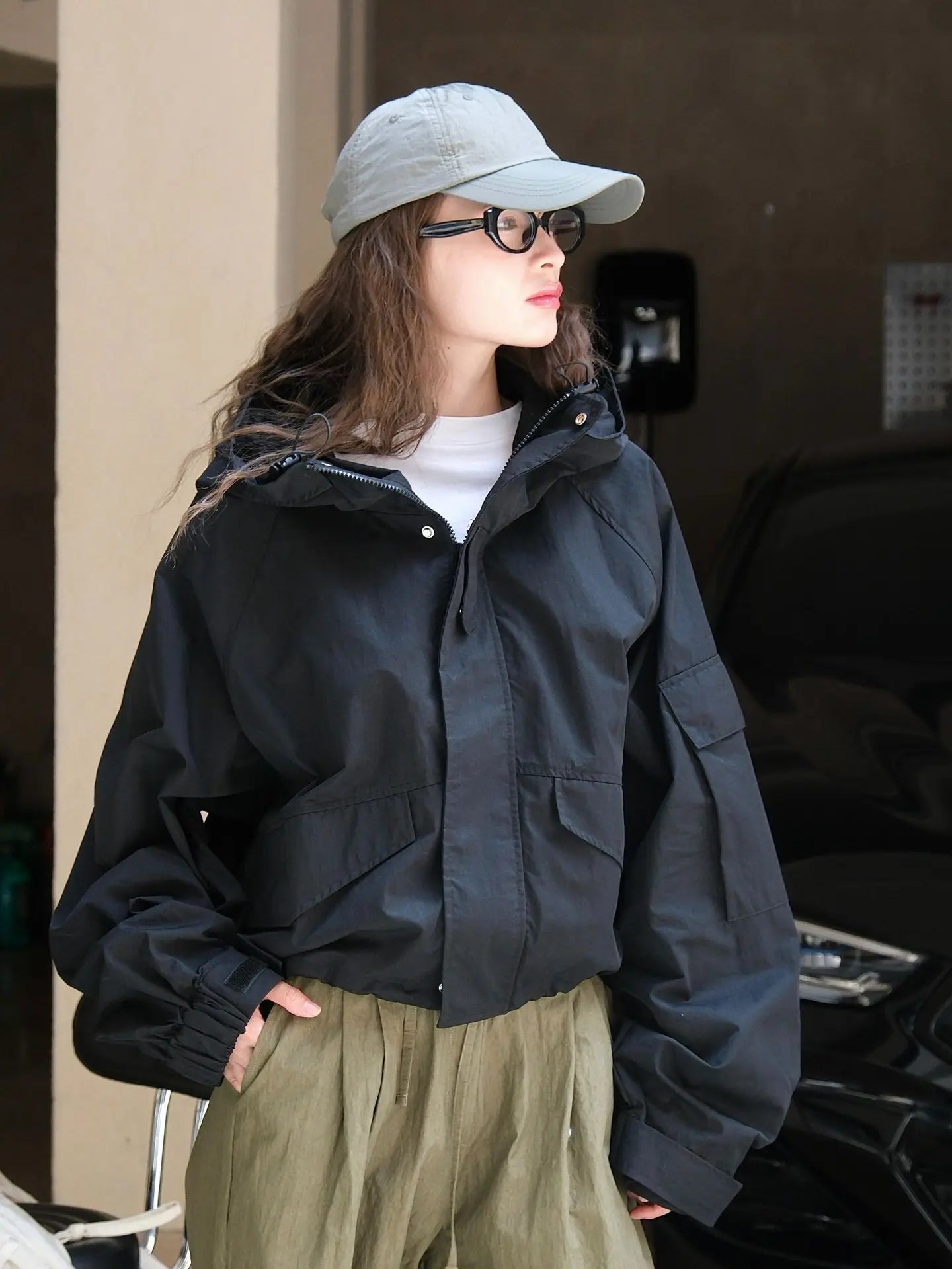 Frostora | Damen Kapuzenjacke mit Lockerem Schnitt und Kuscheligem Design