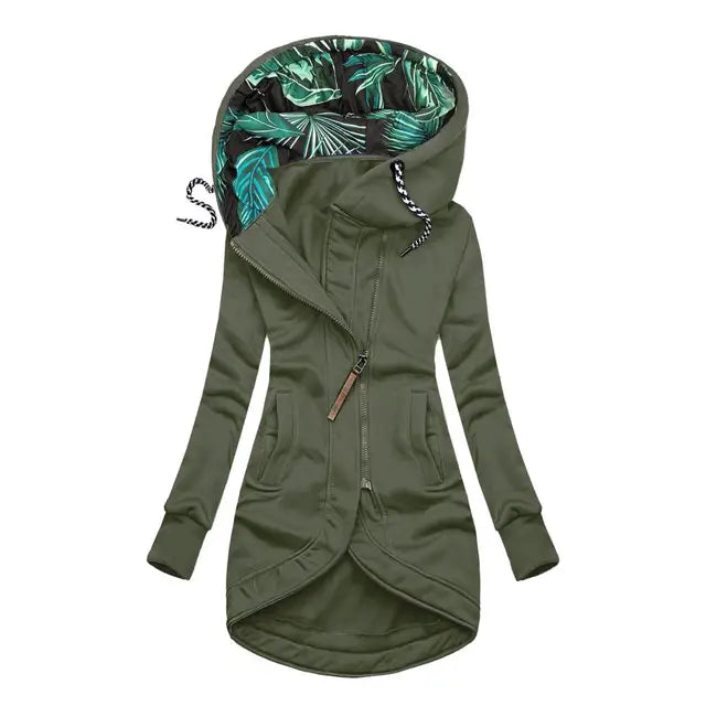 Comforta | Wetterfeste Damenjacke mit Slim Fit, Reißverschluss und Kordelzug