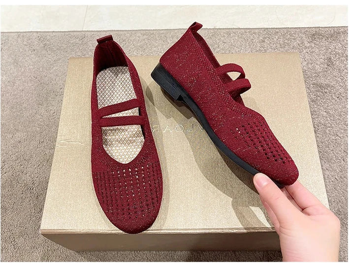 Aethera | Komfortable Strick-Flats für jeden Tag