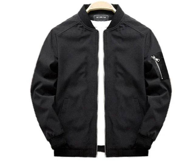 Dirk - Schwarzes Bomberjacke