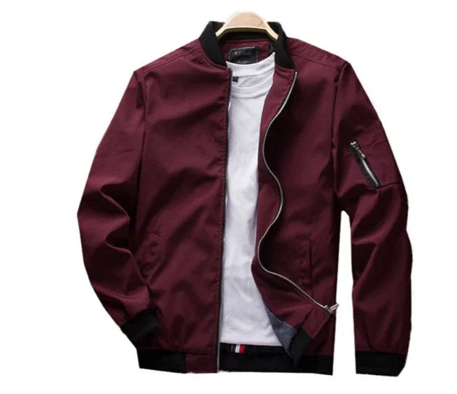 Dirk - Schwarzes Bomberjacke