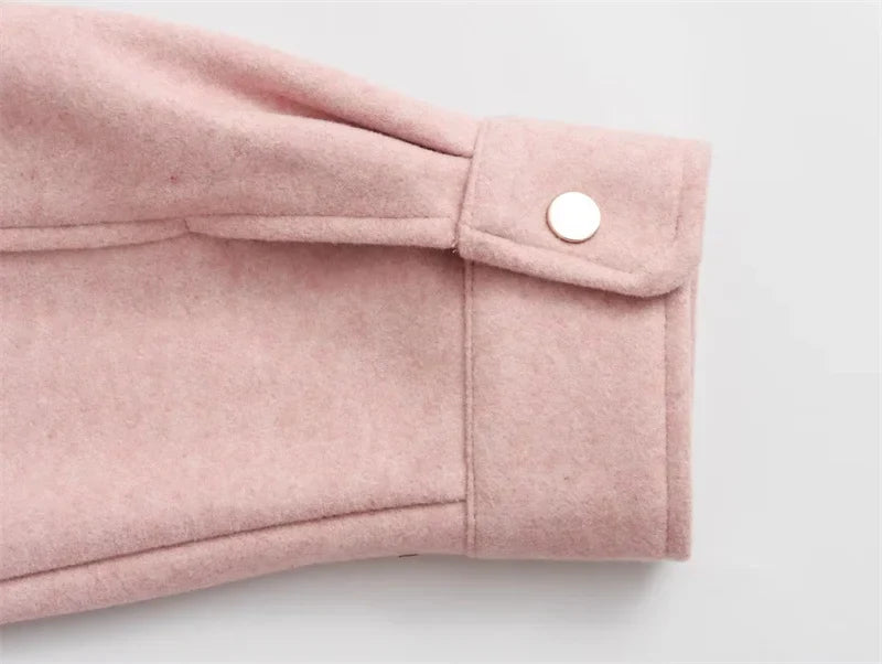 Aurora | Klassische Hemdjacke aus Wollmischung