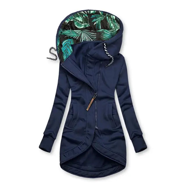Comforta | Wetterfeste Damenjacke mit Slim Fit, Reißverschluss und Kordelzug