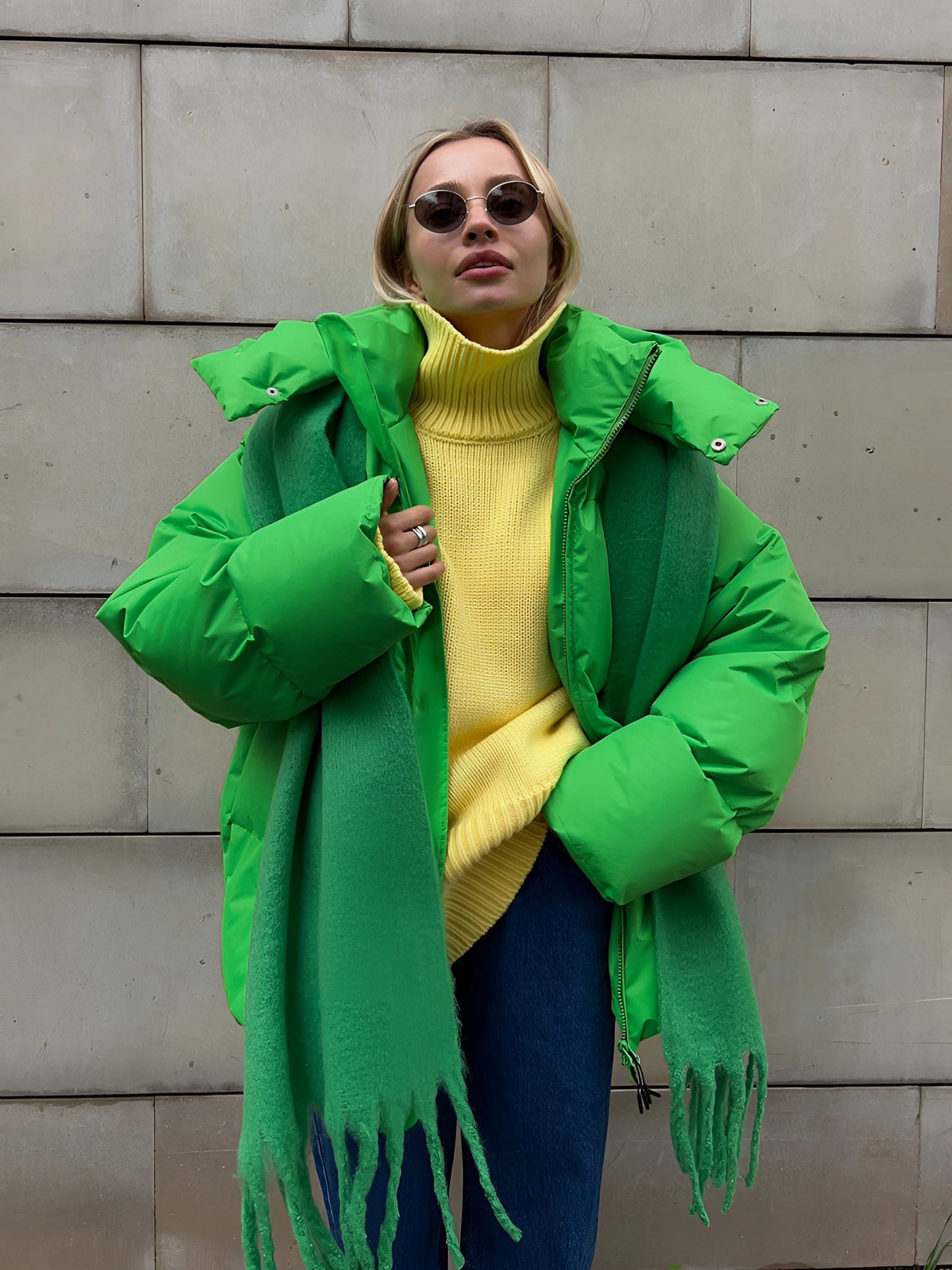 Cozy | Elegante und stilvolle Damen-Kapuzenjacke in Übergröße