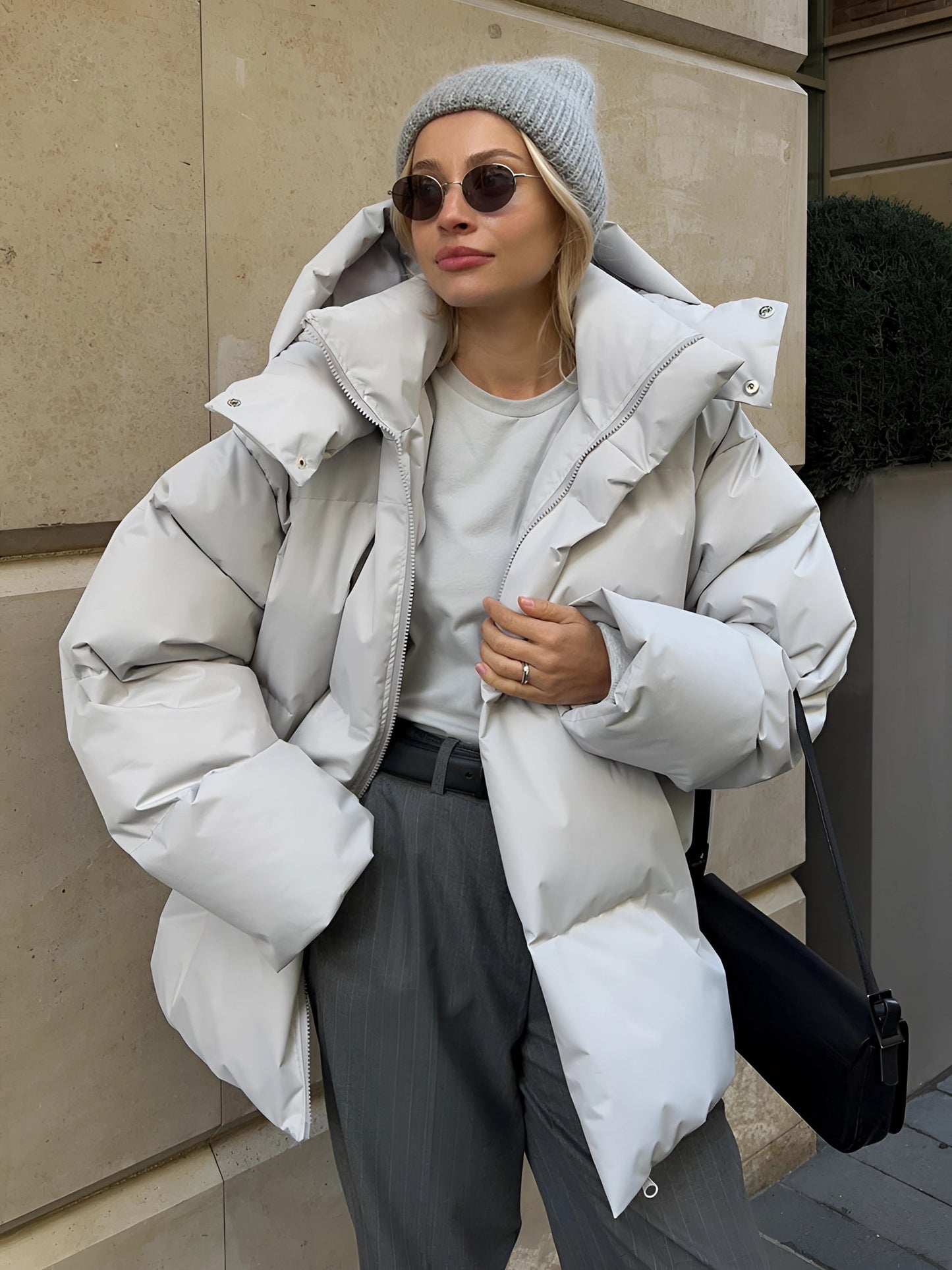 Cozy | Elegante und stilvolle Damen-Kapuzenjacke in Übergröße