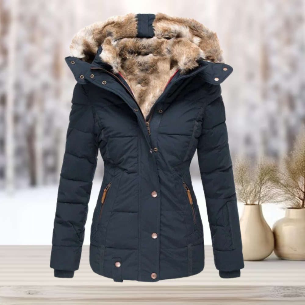 FrostHaven | Gefütterte Jacke mit Kapuze