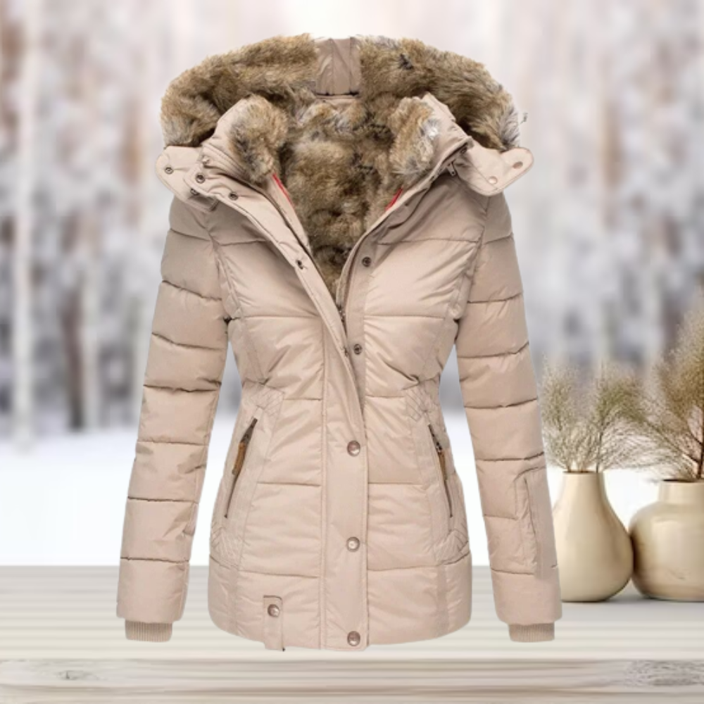 FrostHaven | Gefütterte Jacke mit Kapuze