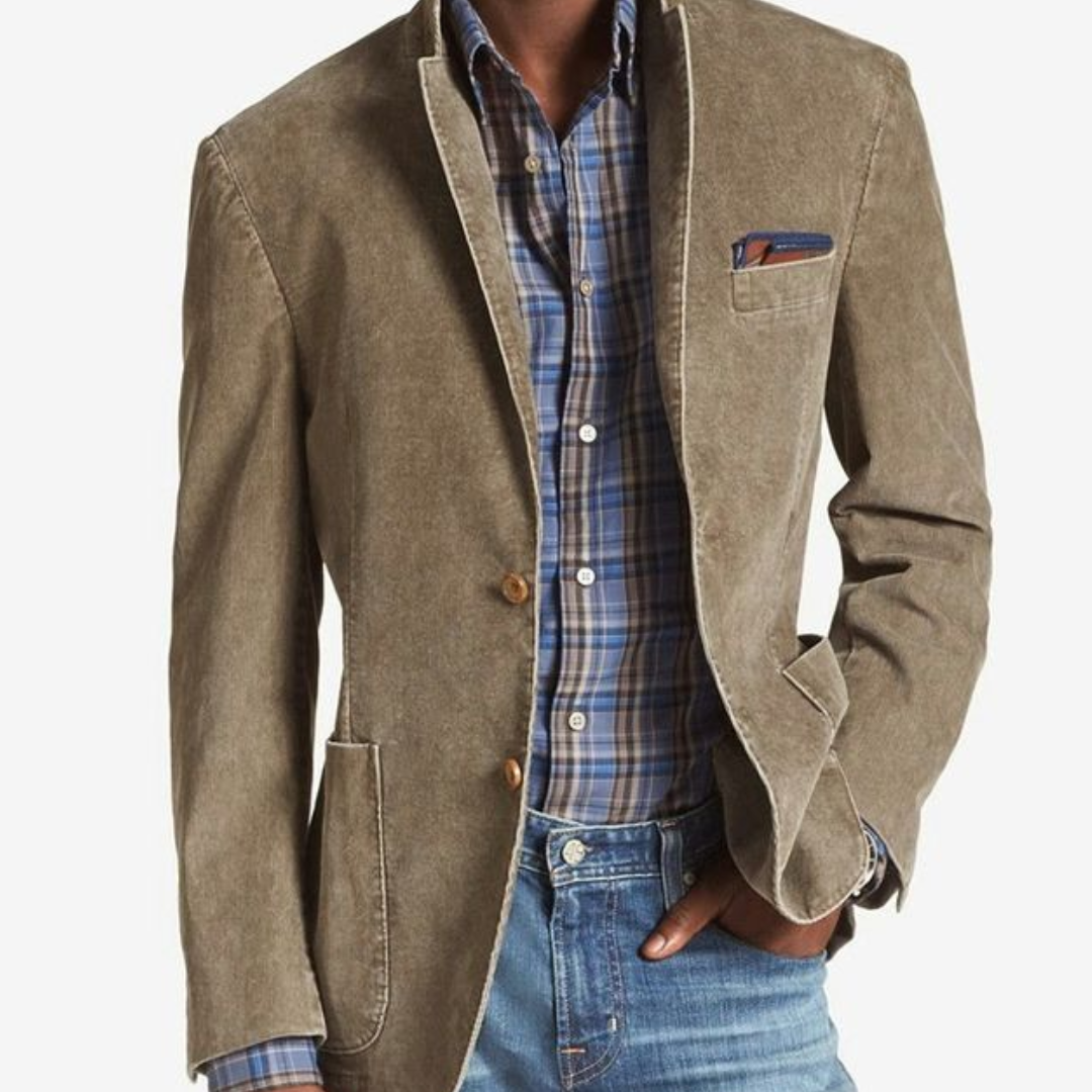 Twinklette | Zeitloser Herren-Blazer aus Baumwolle