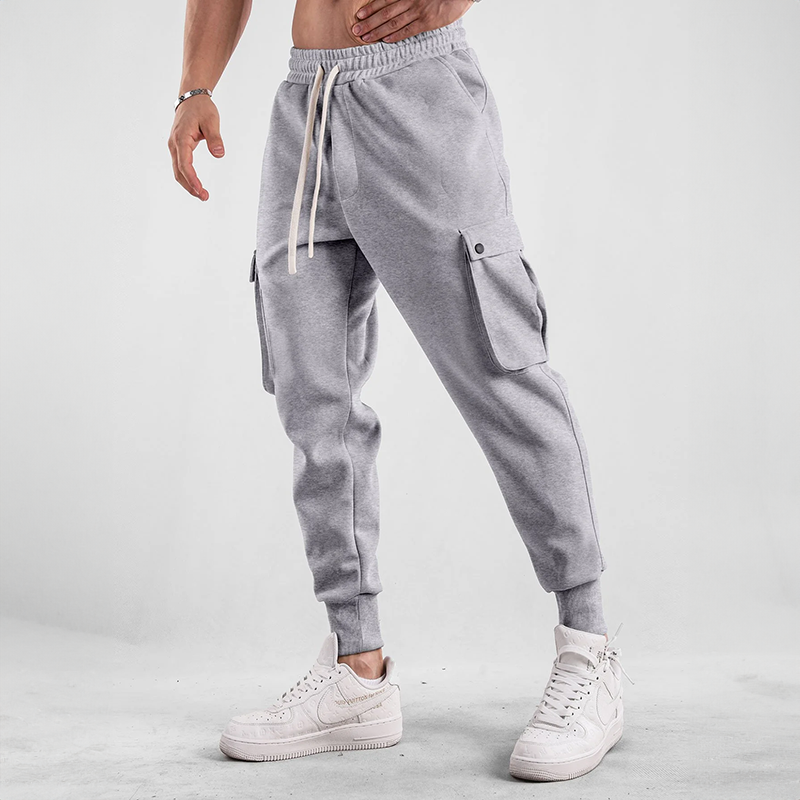 Beuger | Bequeme Cargo-Jogginghose für Herren mit Taschen