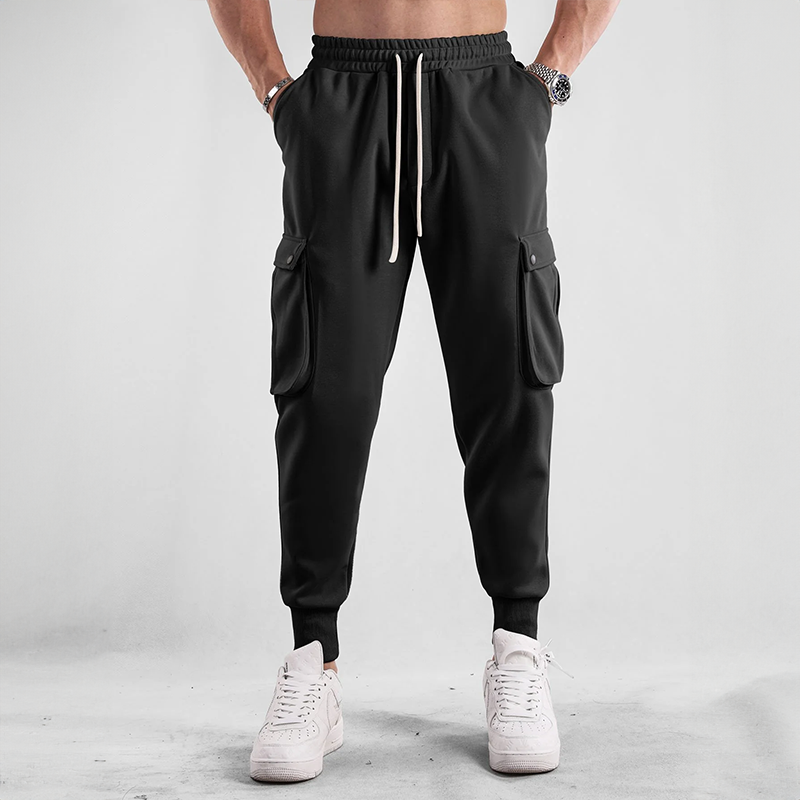 Beuger | Bequeme Cargo-Jogginghose für Herren mit Taschen