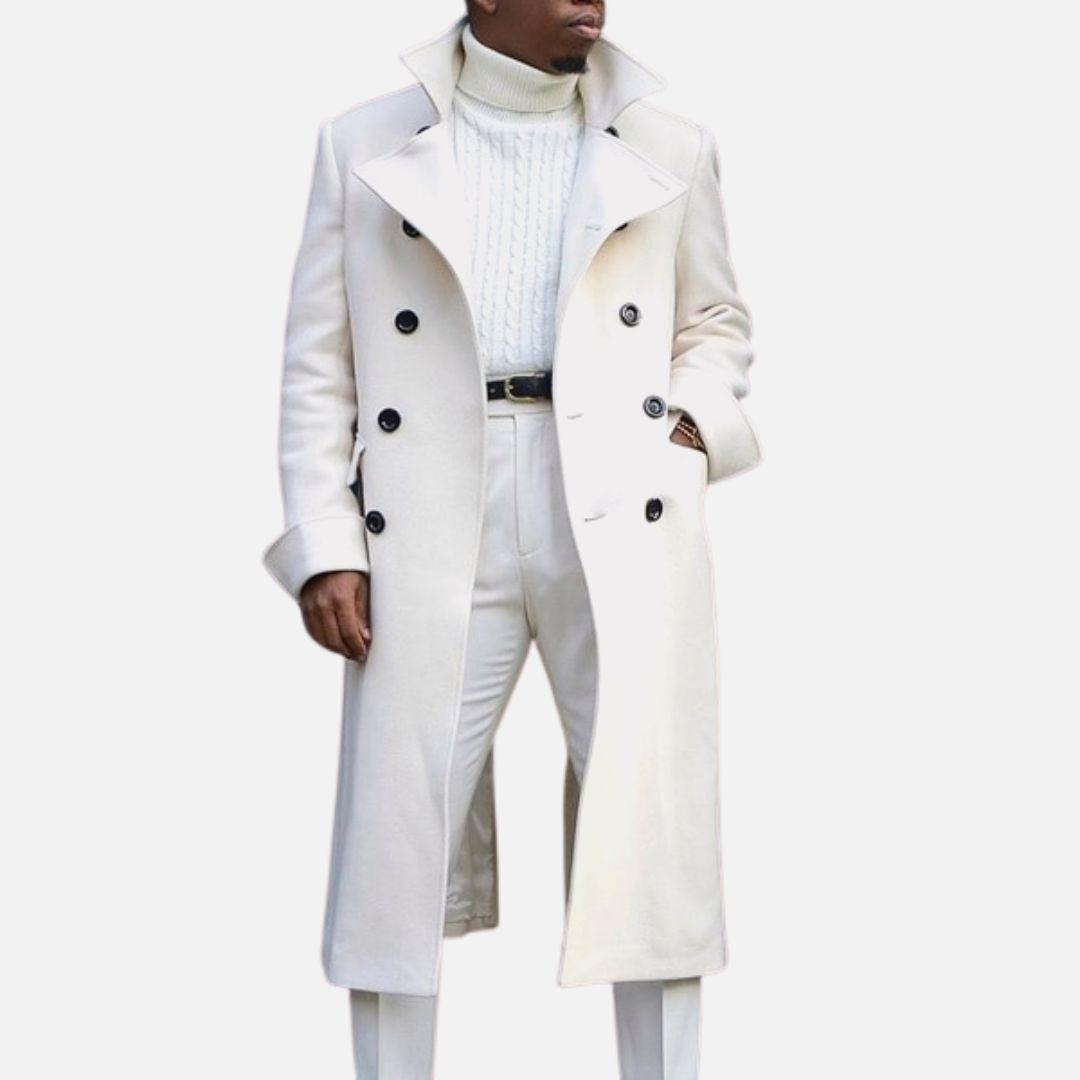 Nova™ | Einfarbiger Mantel für Herren im Herbst-Stil