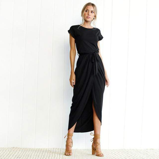 Classara | Modisches Maxi-Abendkleid mit verführerischem Schlitz
