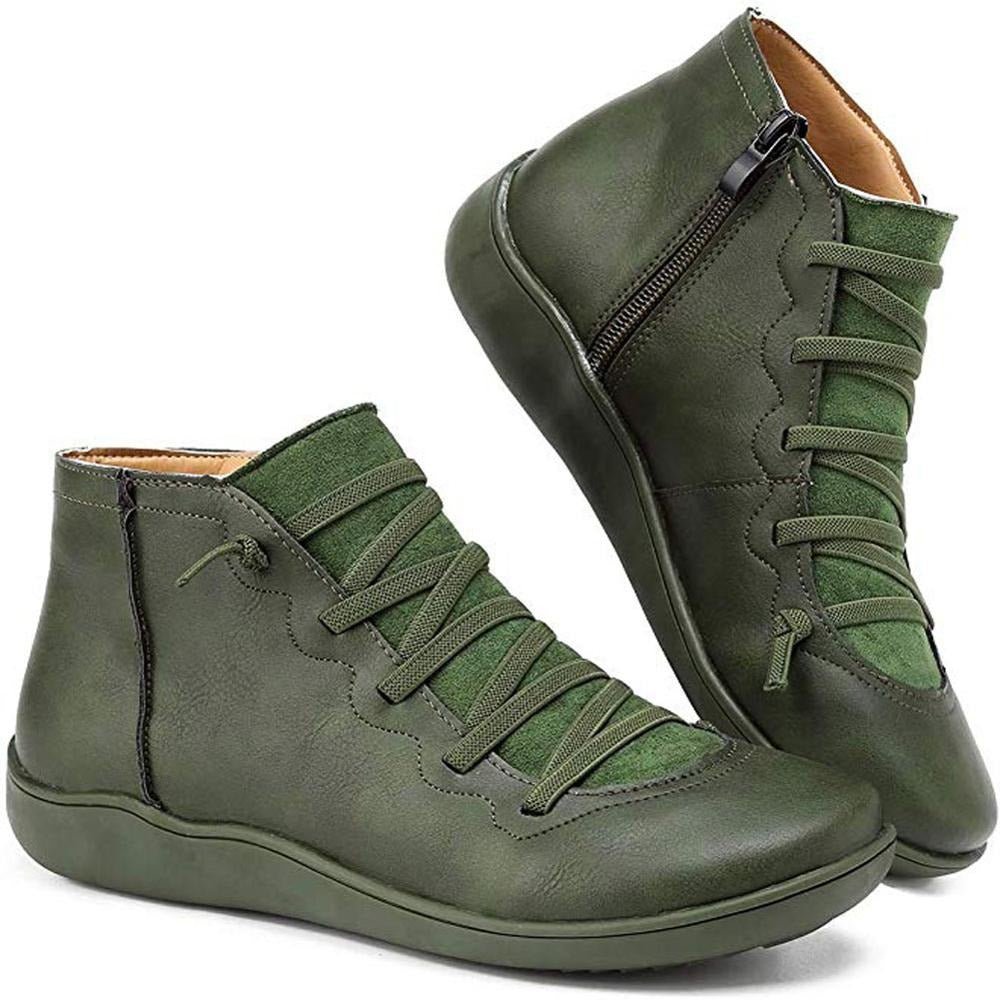 Yarnix | Damen-Schnürstiefeletten mit Reißverschluss und stilvollem, modernem Design