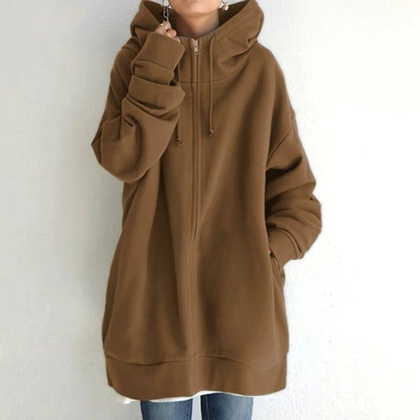 Flexora | Lange Kapuzenjacke für ultimativen Komfort und lässigen Stil