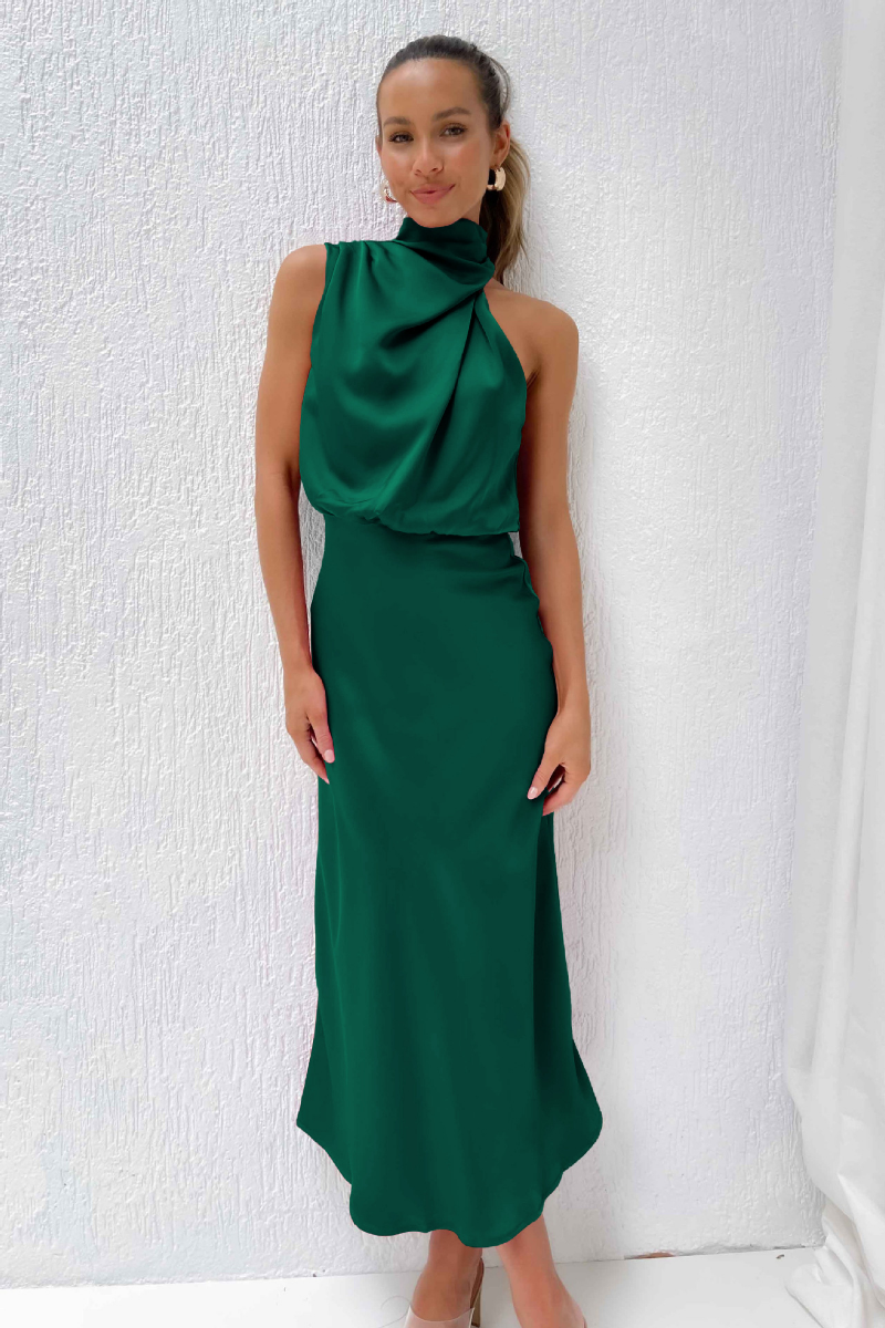 Doralyn | Elegantes asymmetrisches Midikleid