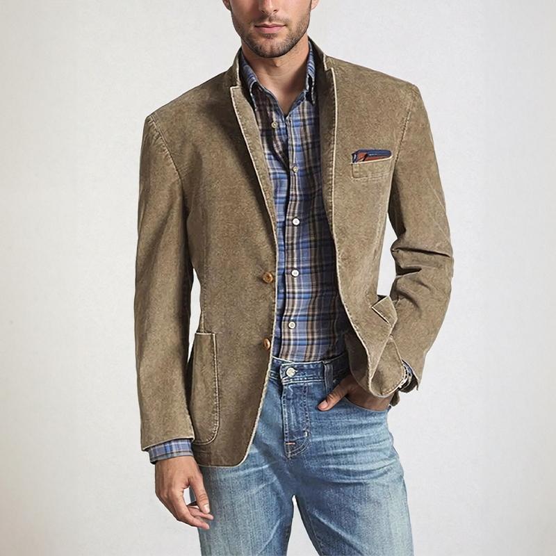 Twinklette | Zeitloser Herren-Blazer aus Baumwolle