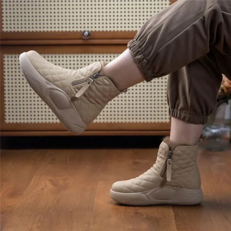 ThickSol | Hochisolierte Winterstiefel mit robuster Profilsohle