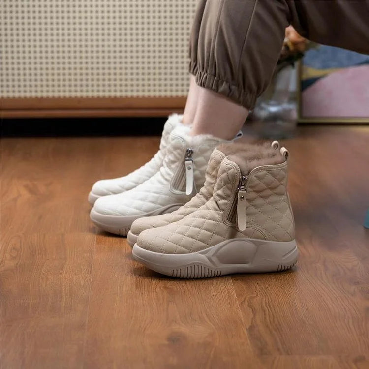 ThickSol | Hochisolierte Winterstiefel mit robuster Profilsohle