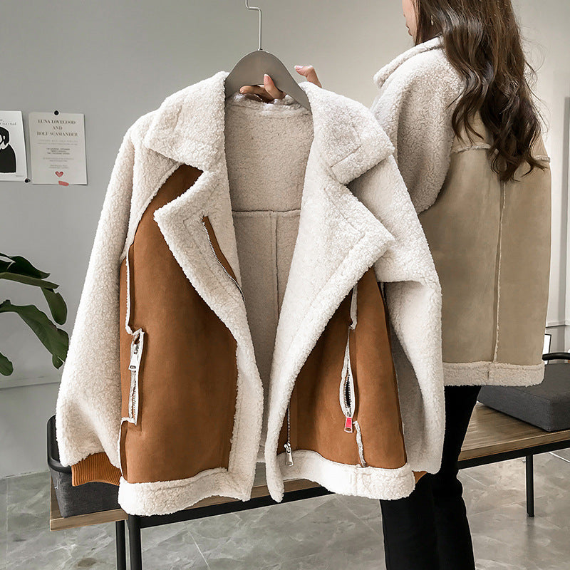 Loungeweara | Wintermantel aus Wildleder