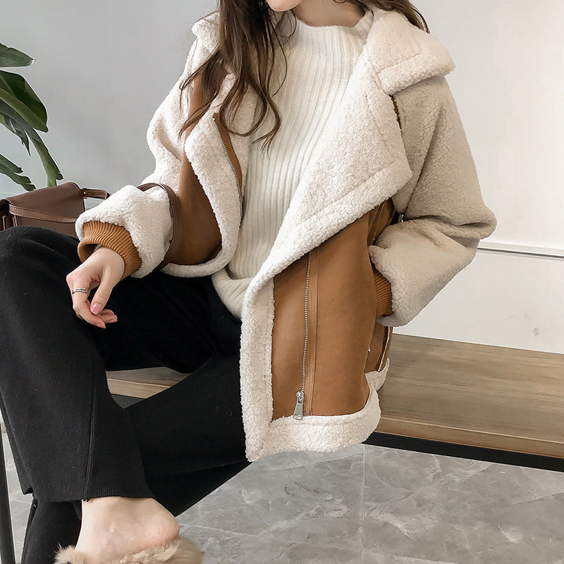 Loungeweara | Wintermantel aus Wildleder