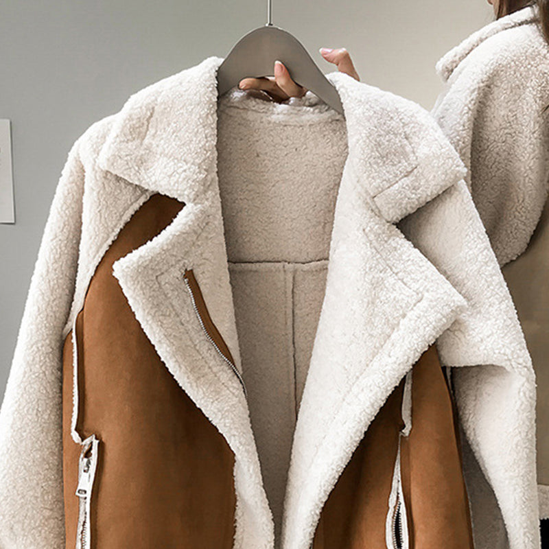 Loungeweara | Wintermantel aus Wildleder