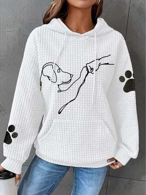 Chillix | Damen Kapuzenpullover mit Kordelzug und Kängurutaschen