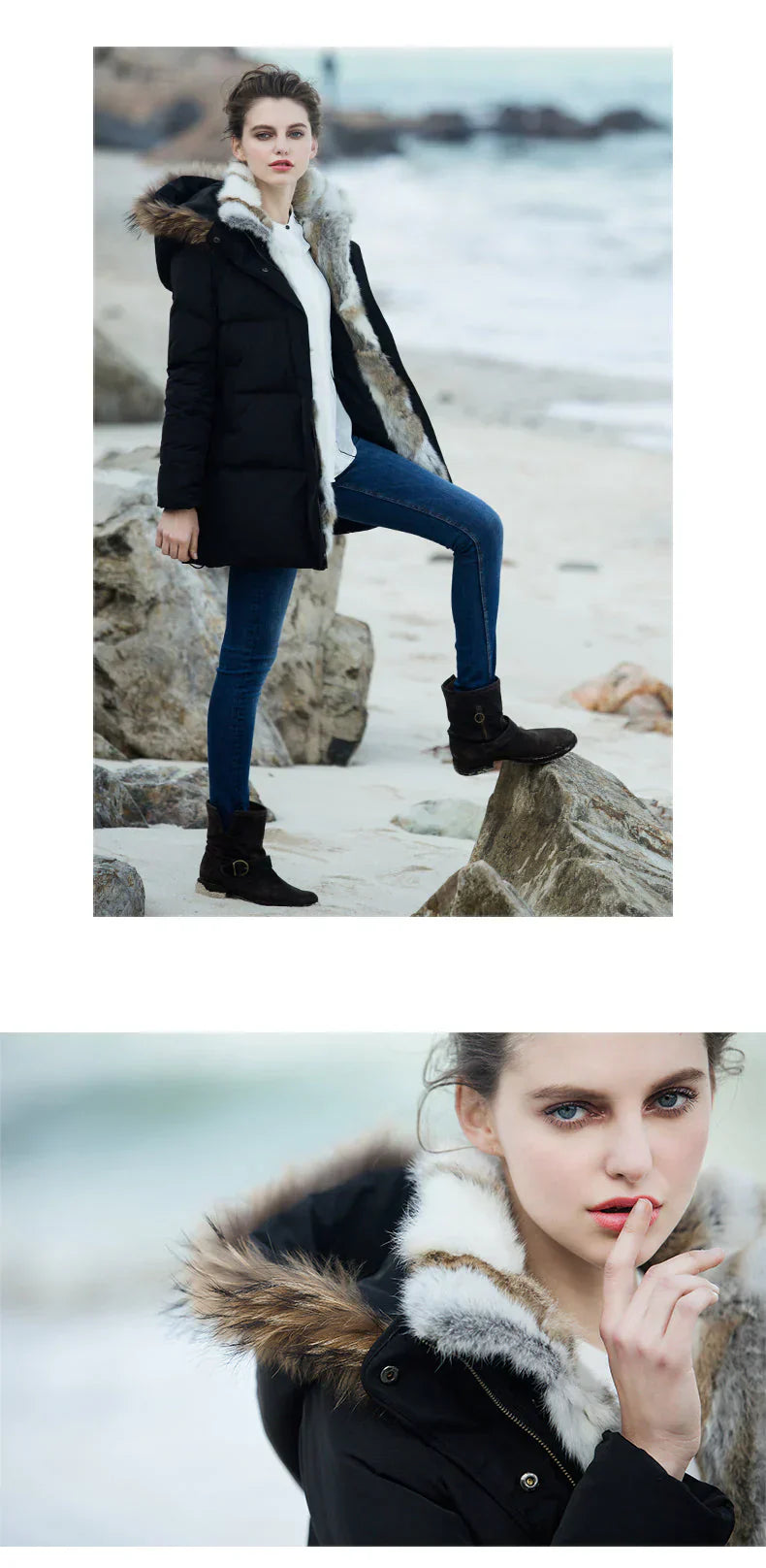 Femmora | Warme Damen Winterjacke