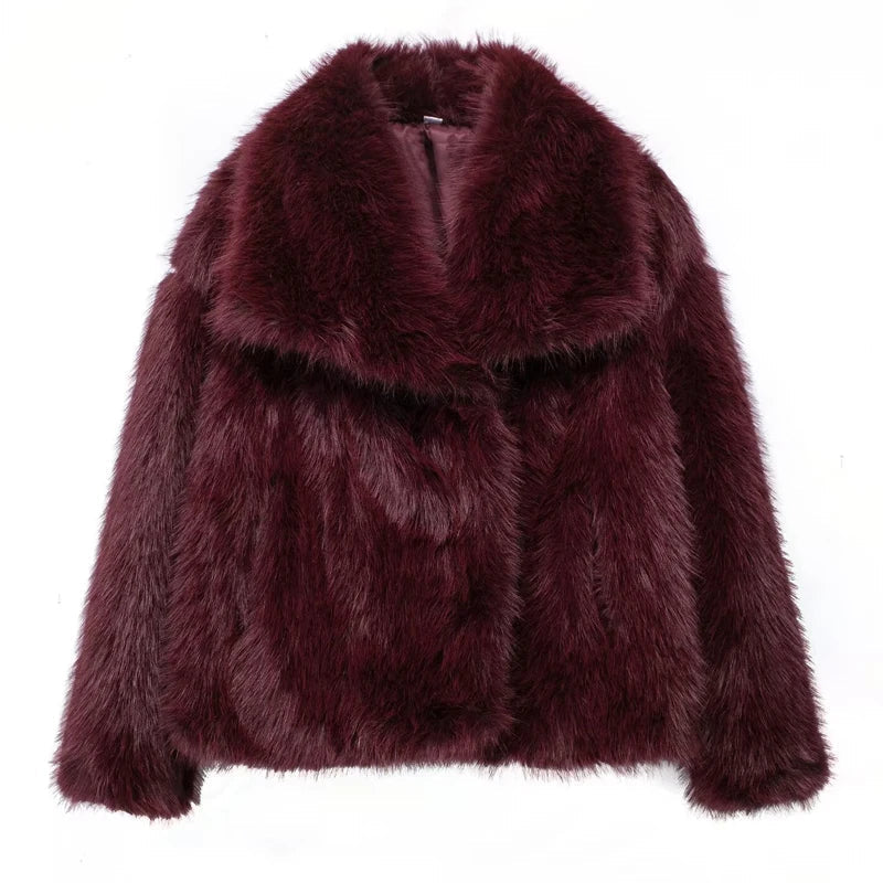 FurNest | Damen-Kunstpelz-Jacke