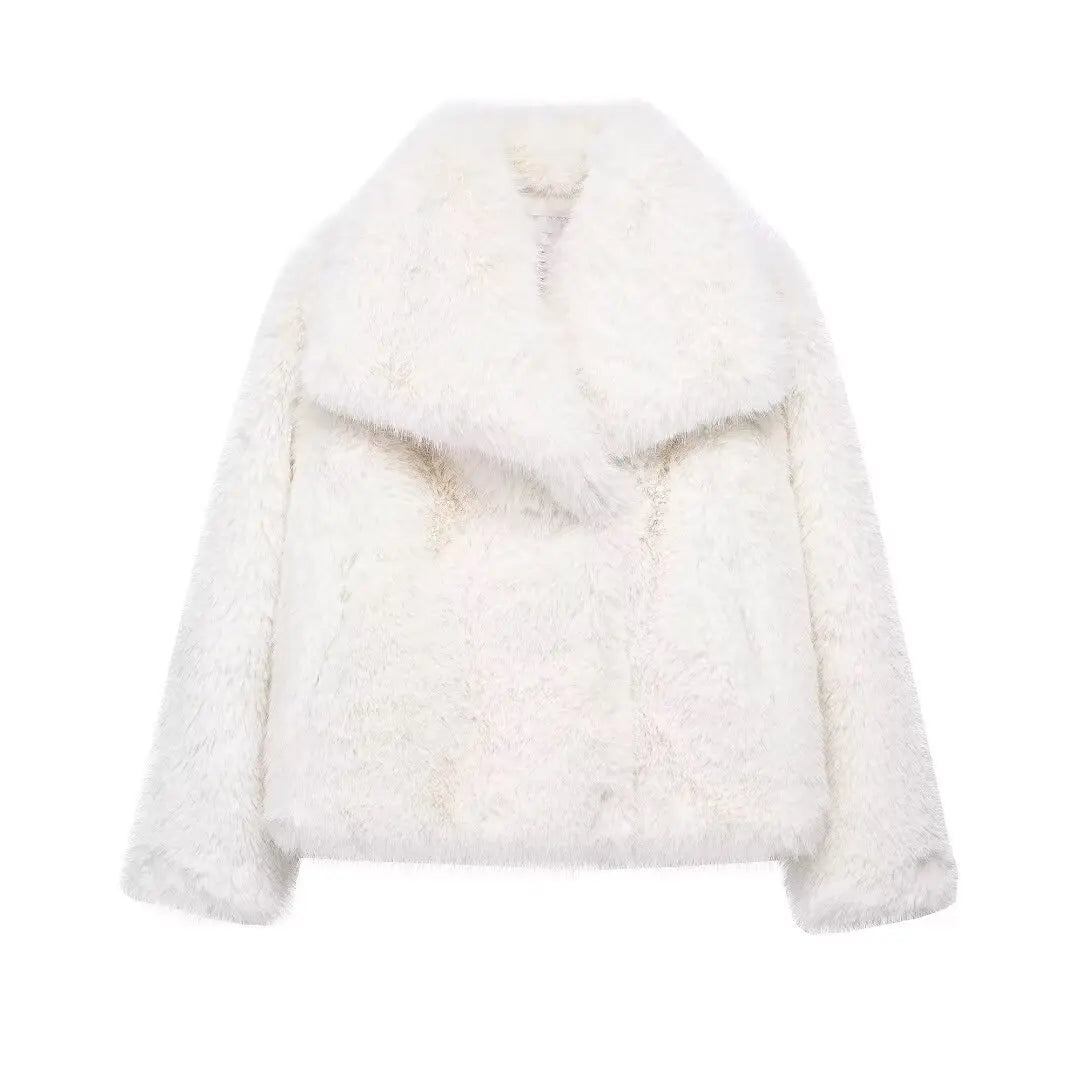 FurNest | Damen-Kunstpelz-Jacke