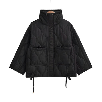 CottonEase | Hüftlange Baumwolljacke mit Taschen