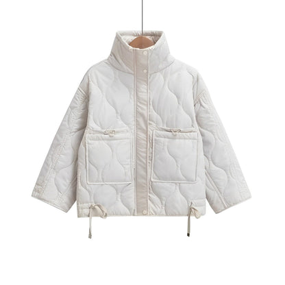 CottonEase | Hüftlange Baumwolljacke mit Taschen