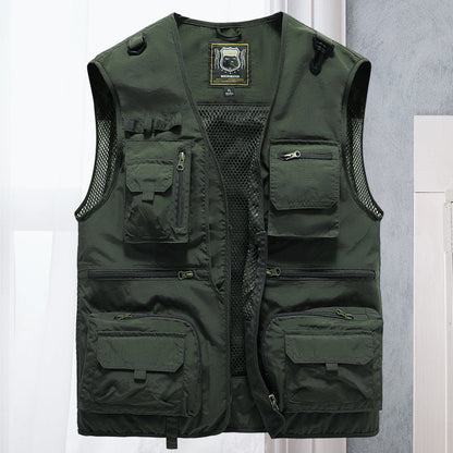 Froselle | Vielseitige Taktische Outdoor-Weste für Herren – Robustes Design für Abenteuer und Freizeit