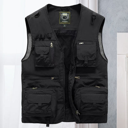 Froselle | Vielseitige Taktische Outdoor-Weste für Herren – Robustes Design für Abenteuer und Freizeit