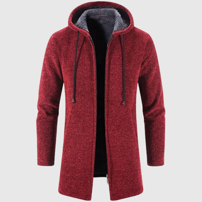 Belleza | Herren-Wolljacke mit Kapuze – Warm und Stilvoll