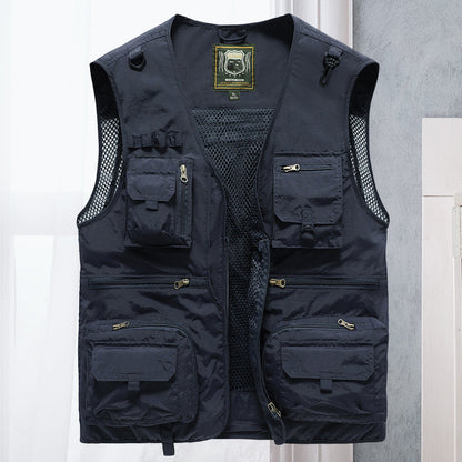 Froselle | Vielseitige Taktische Outdoor-Weste für Herren – Robustes Design für Abenteuer und Freizeit