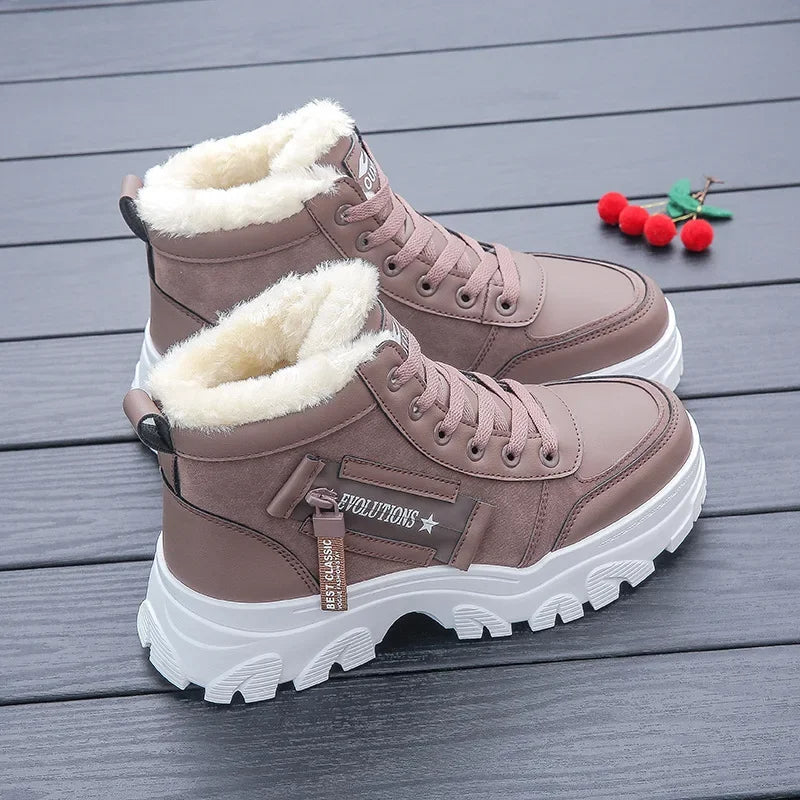 Finesse | Ultra-bequeme Damenstiefel mit Fleece-Futter für maximale Wärme