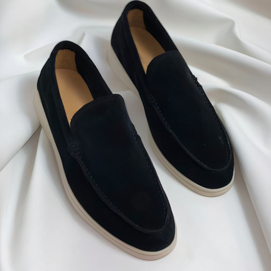 Teddica | Elegante stilvolle Herren Leder Slipper